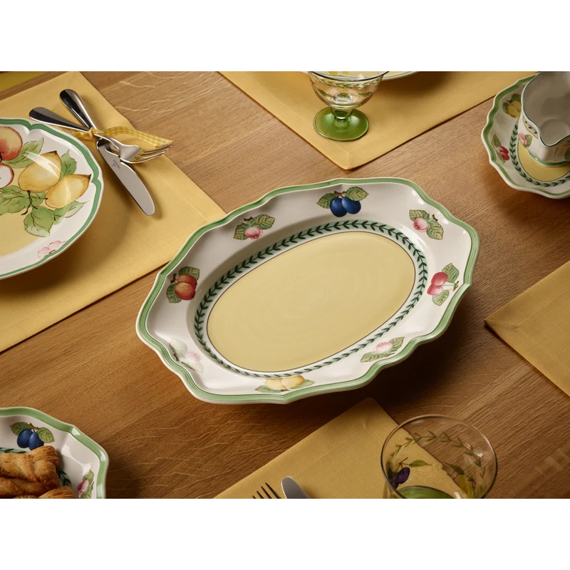 French Garden Fleurence Piatto ovale 367 x 264 x 40 mm