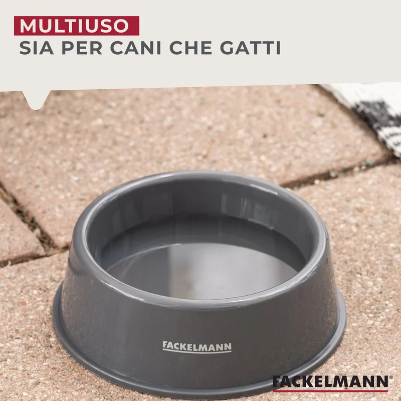 Set da 2 ciotole per cani e gatti