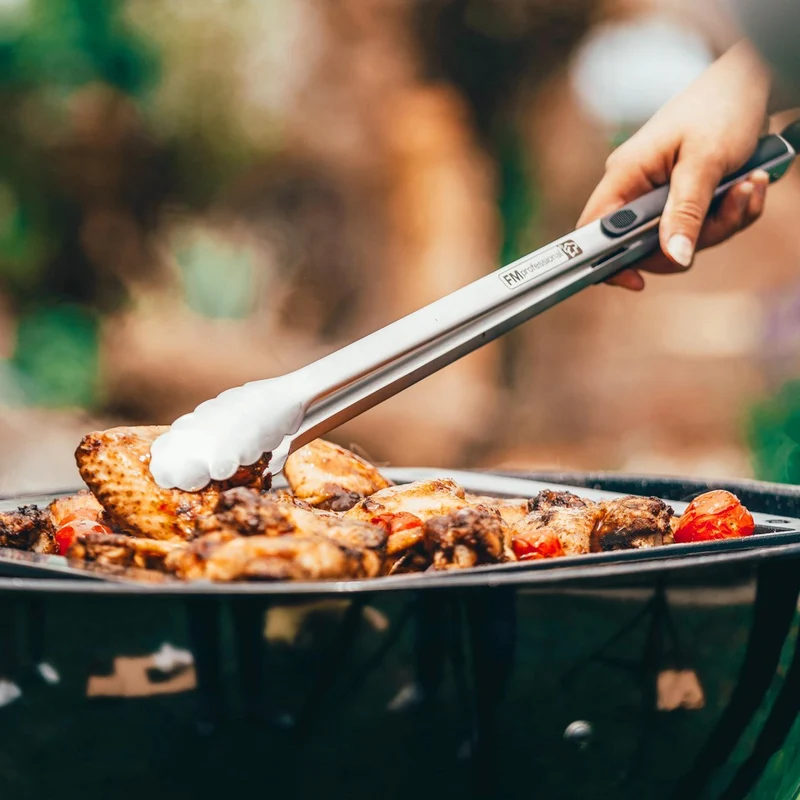 Pinza barbecue, acciaio inox, 46 cm