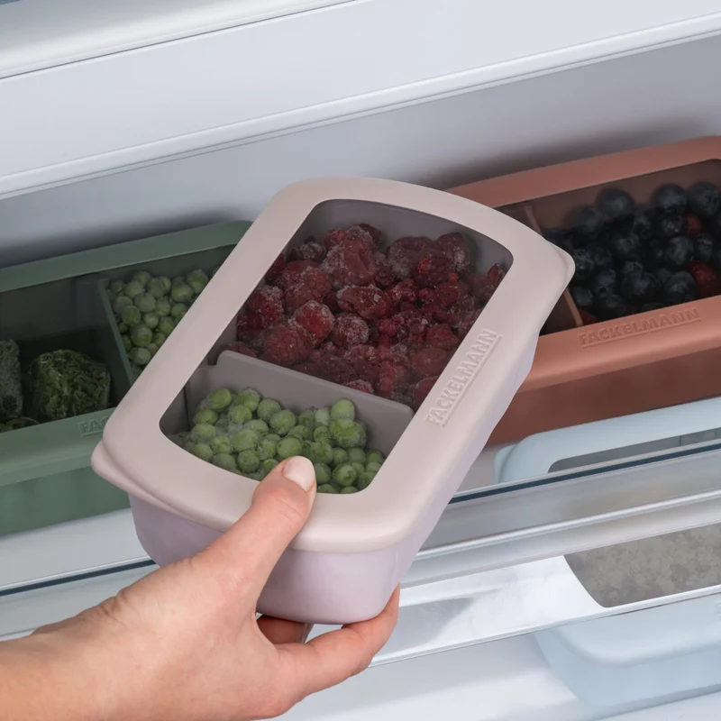 Contenitore per alimenti Linea Flexibox, beige, 1000 ml, 20,5 × 12,5 × 6,6 cm