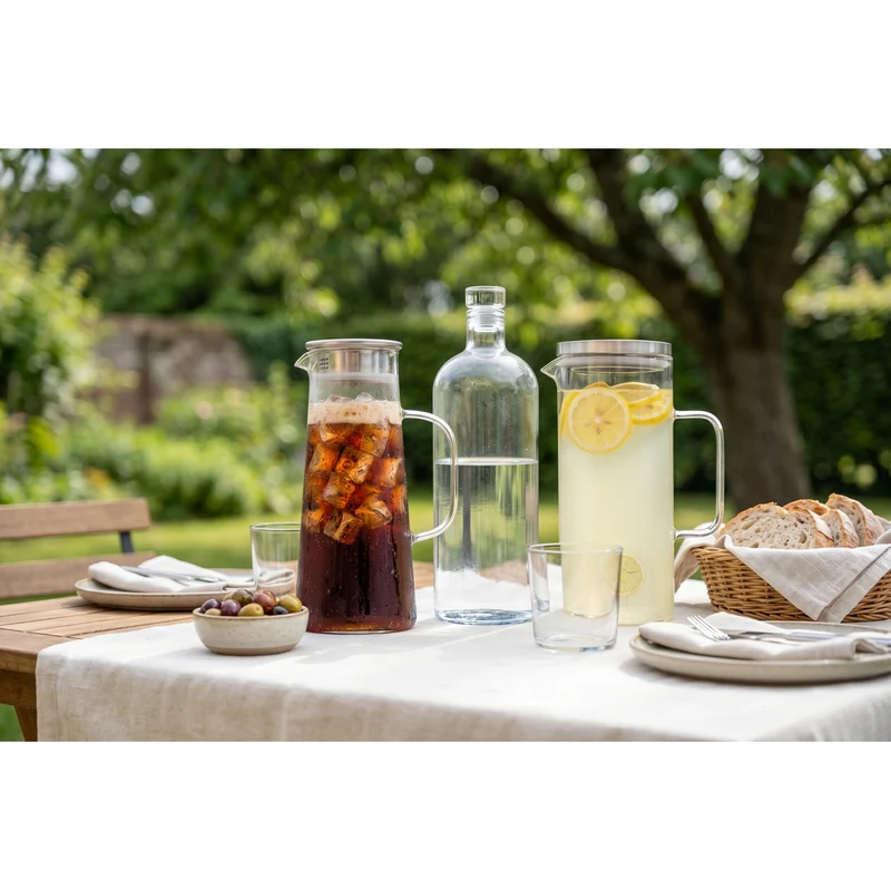 Botella de Cristal con Tapón 1,5 L