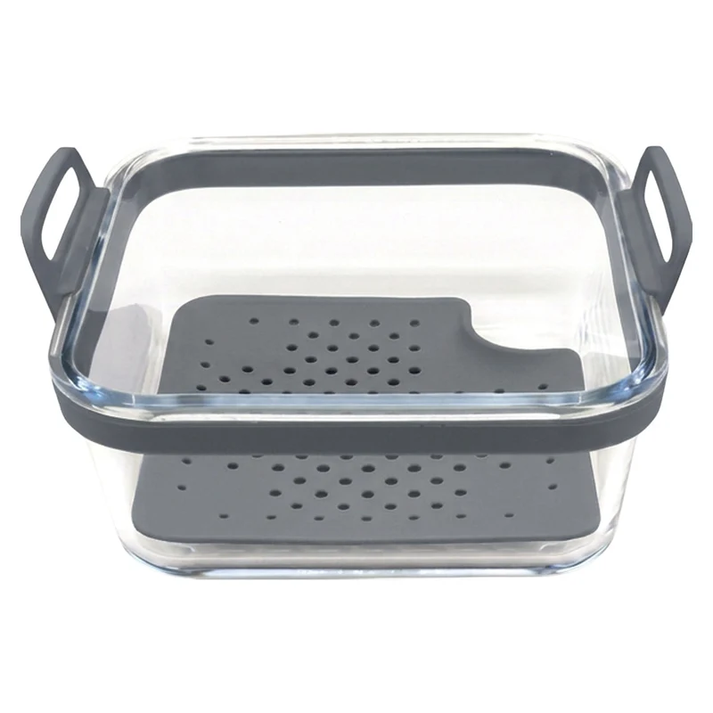 Recipiente de Cristal para Freidora de Aire – Redondo y Cuadrado