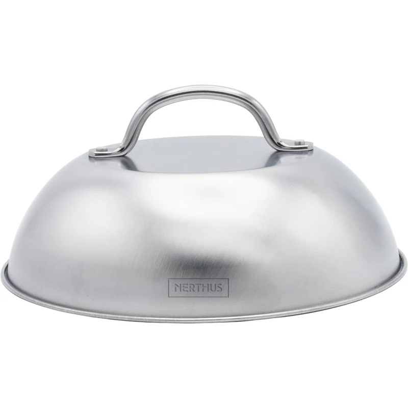 Campana para Hamburguesas de Acero Inoxidable 23 cm