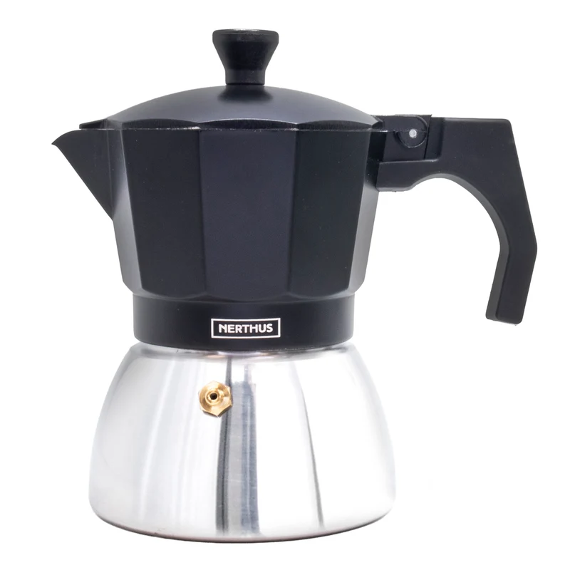 Cafetera Italiana de Inducción con Base de Acero Inoxidable