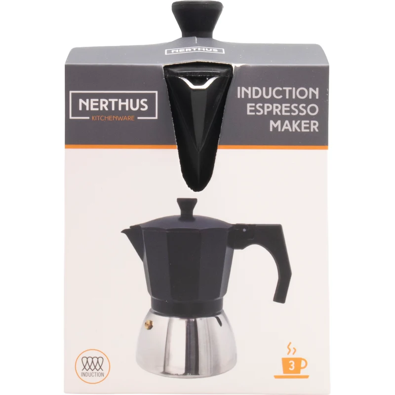 Cafetera Italiana de Inducción con Base de Acero Inoxidable