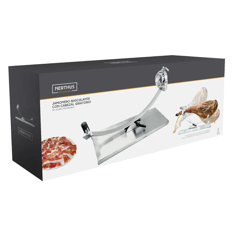 Set Maestro Jamonero Acero Inoxidable