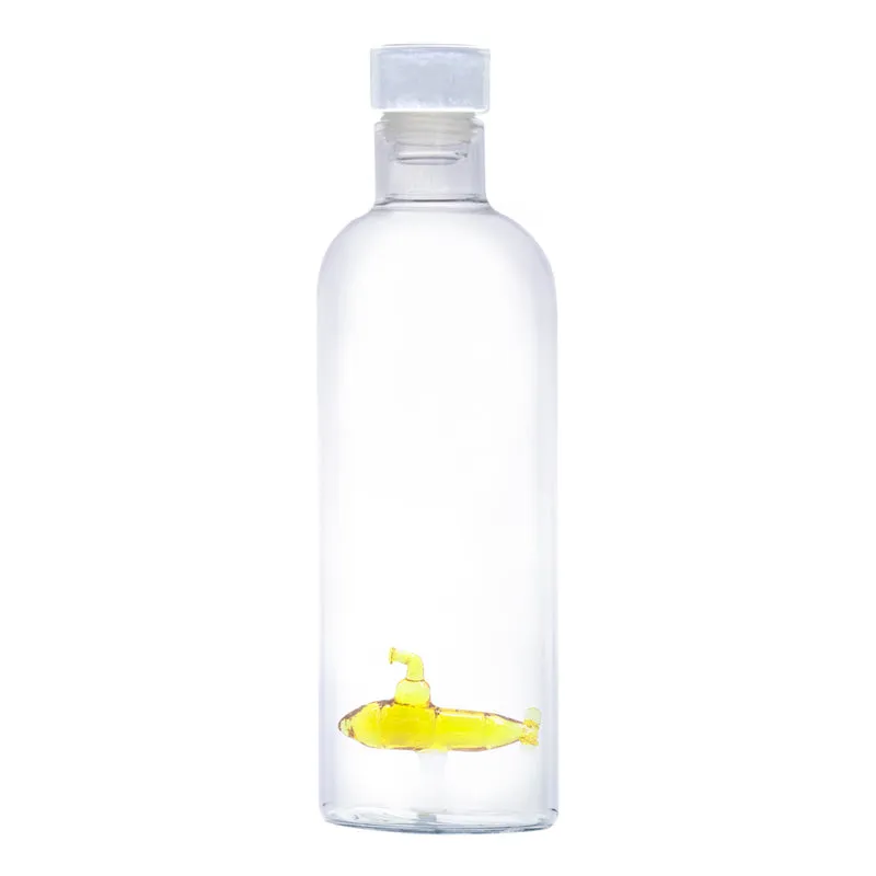 Botella de Cristal con Figura Interior y Tapón – 1,1 L Diseños Decorativos