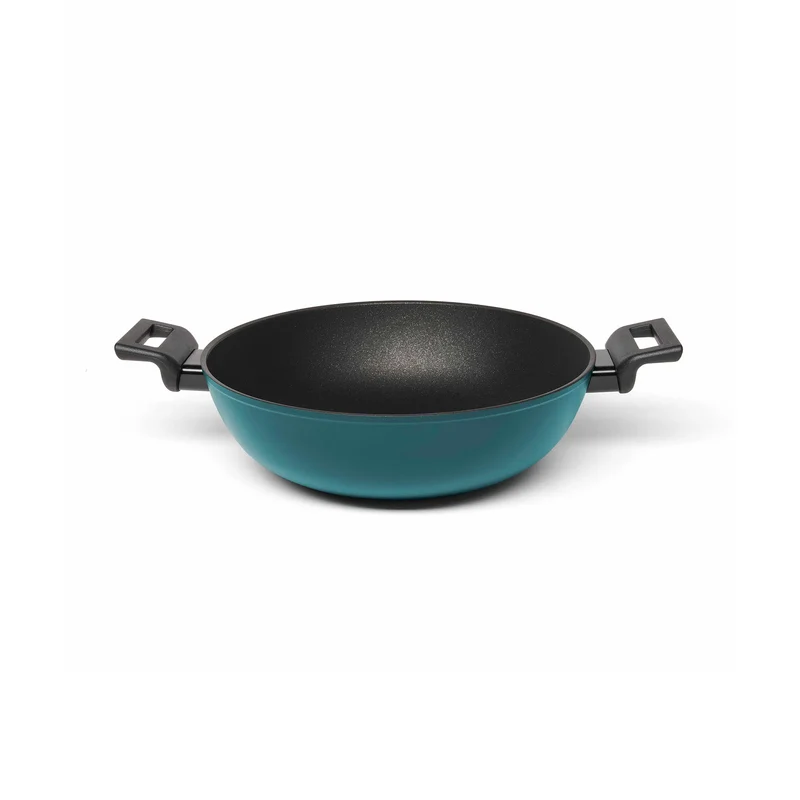 Wok 2 maniglie Brillante