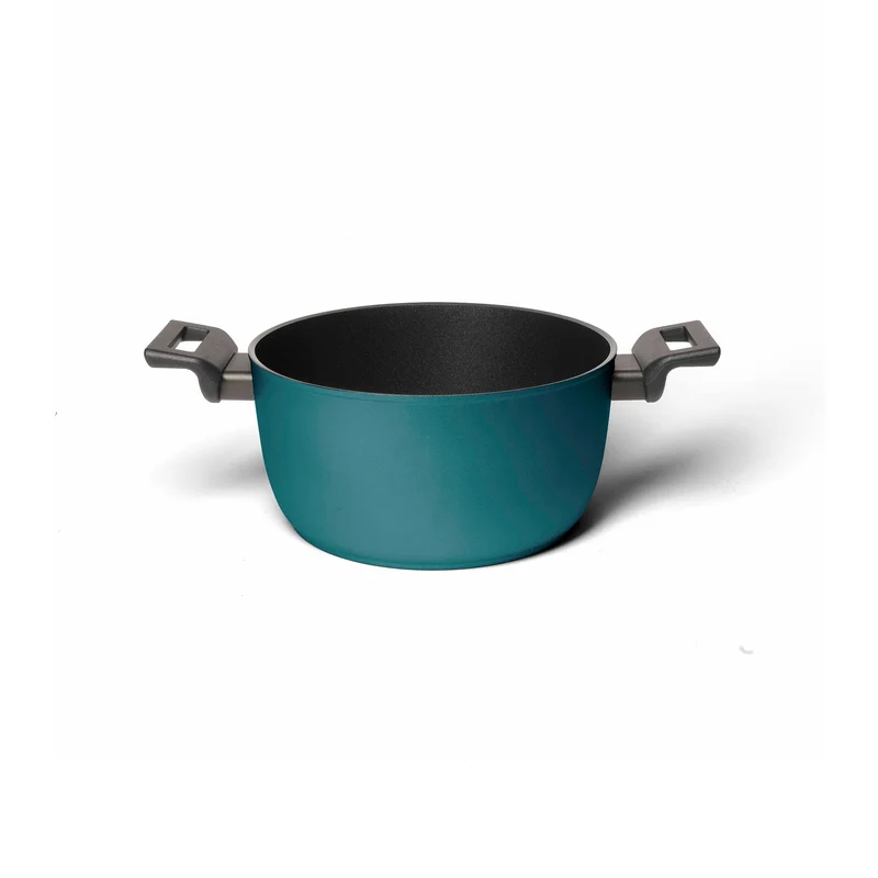Casseruola 2 maniglie con coperchio Brillante
