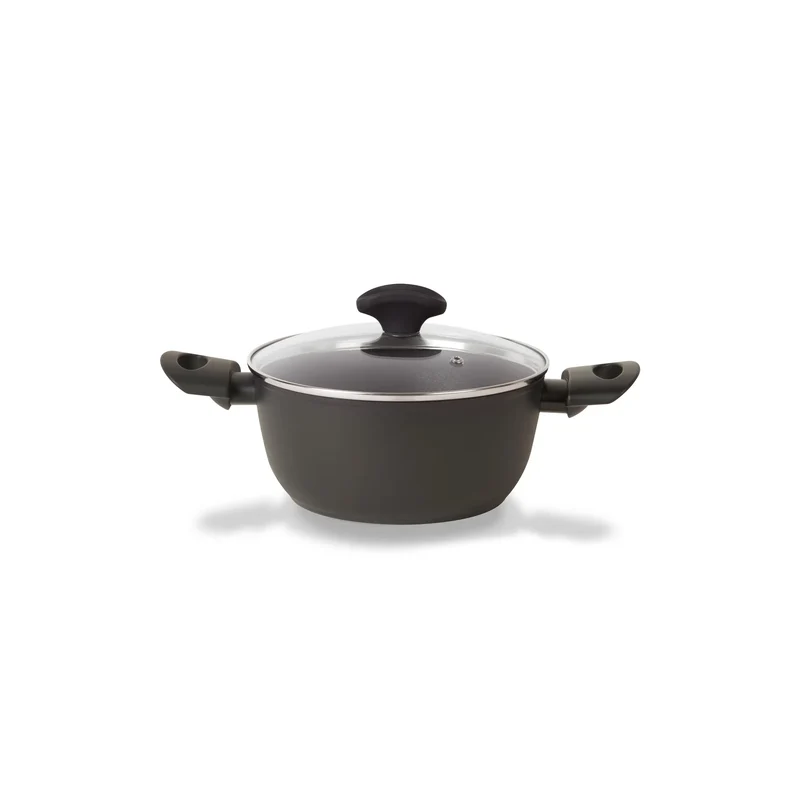 Casseruola a 2 maniglie con coperchio Serie Diamante