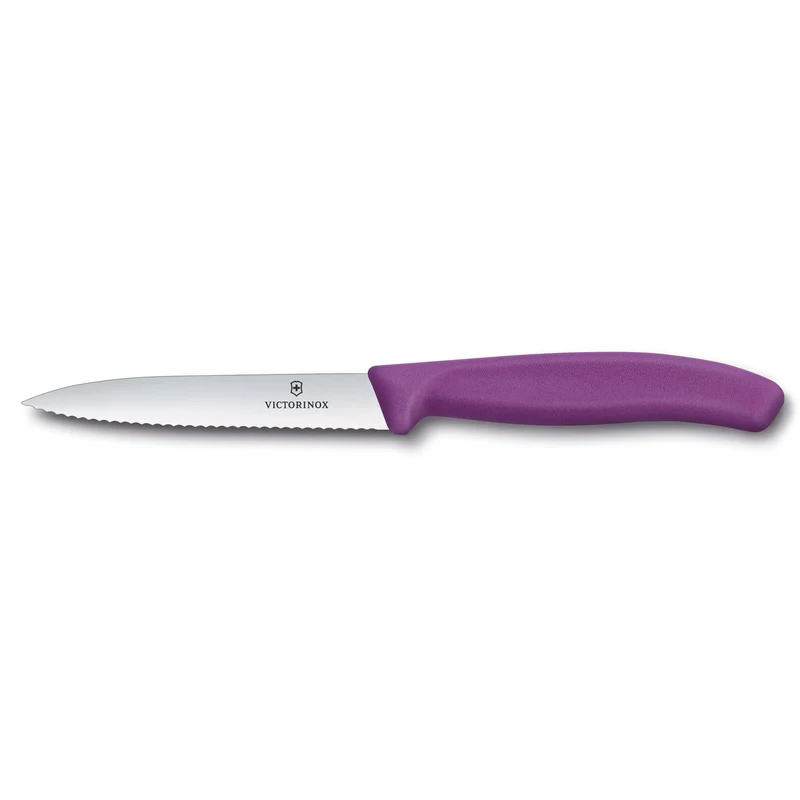 Spelucchino ondulato manico rosa - Swiss Classic
