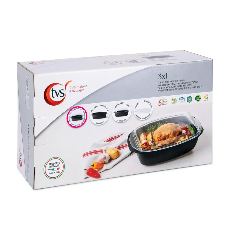 Casseruola ovale con coperchio Gli Speciali