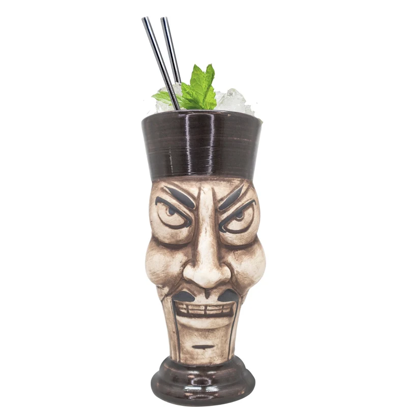 Vaso Tiki para cócteles tropicales