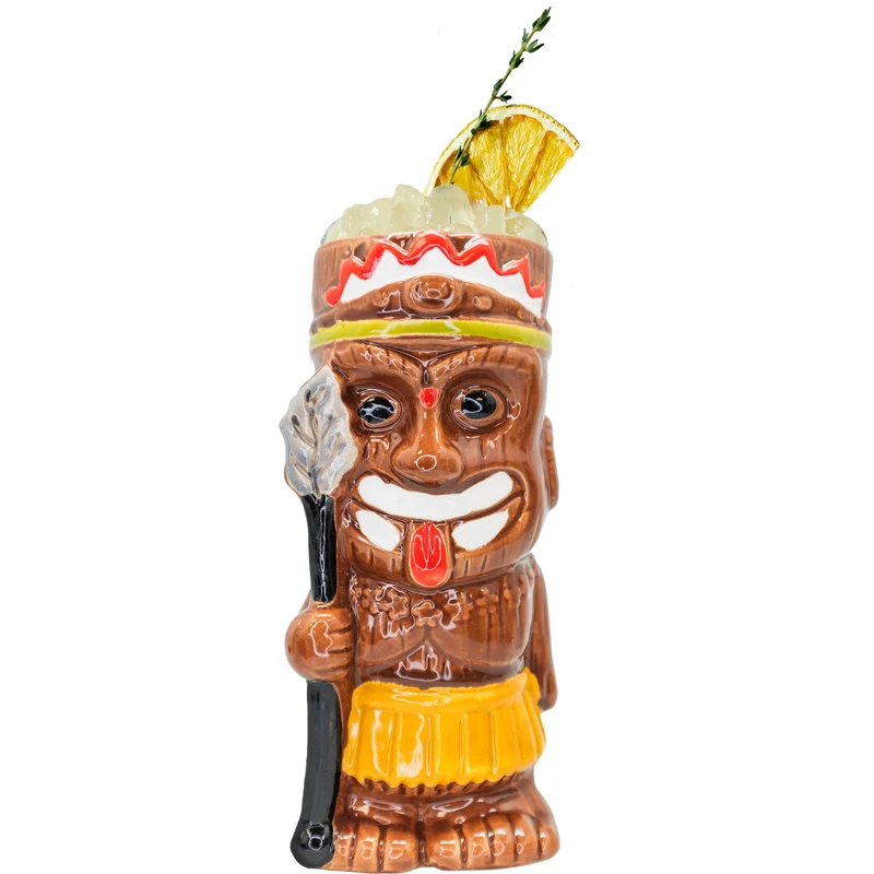 Vaso Tiki para cócteles tropicales