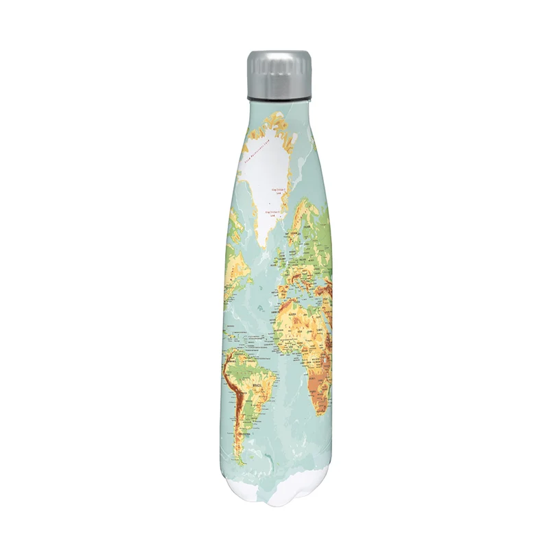 Botella Térmica Clásica de Acero Inoxidable – Doble Pared