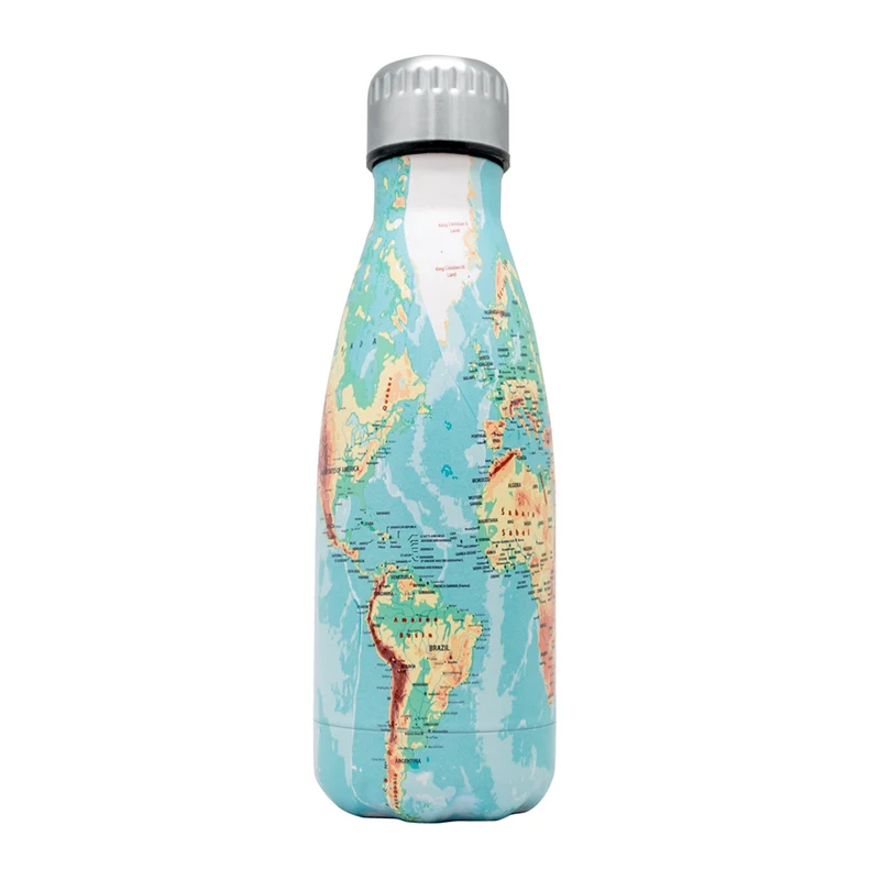 Botella Térmica Clásica de Acero Inoxidable – Doble Pared