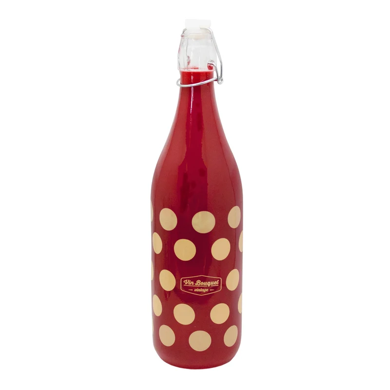 Botella de Cristal Vintage 1L
