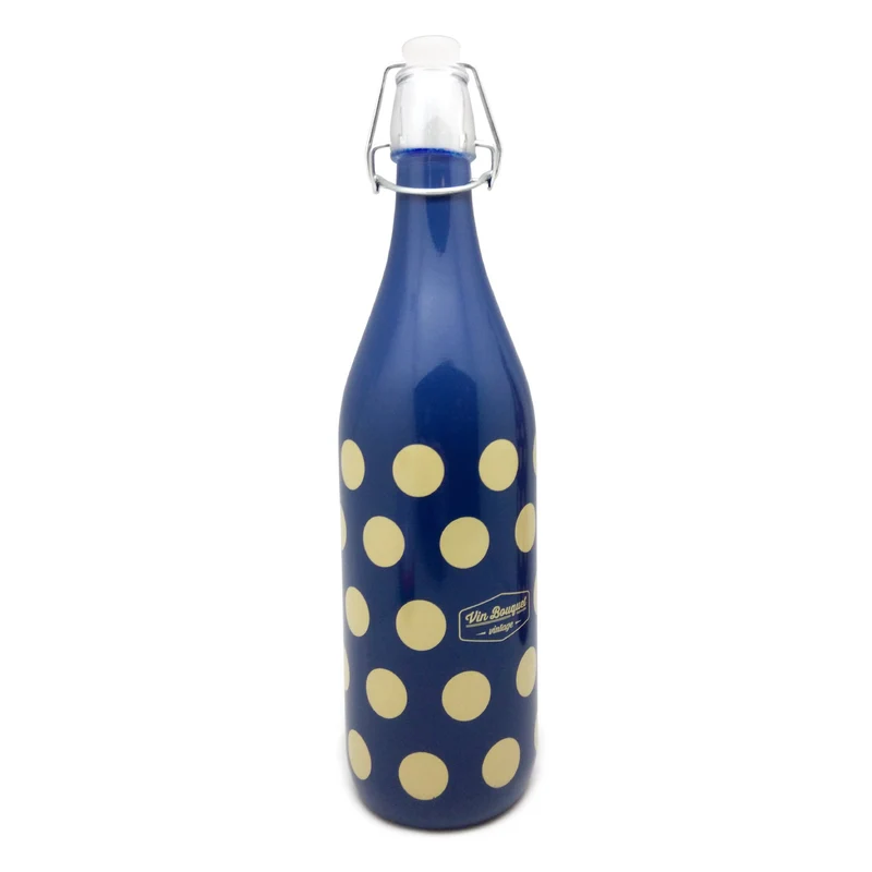 Botella de Cristal Vintage 1L