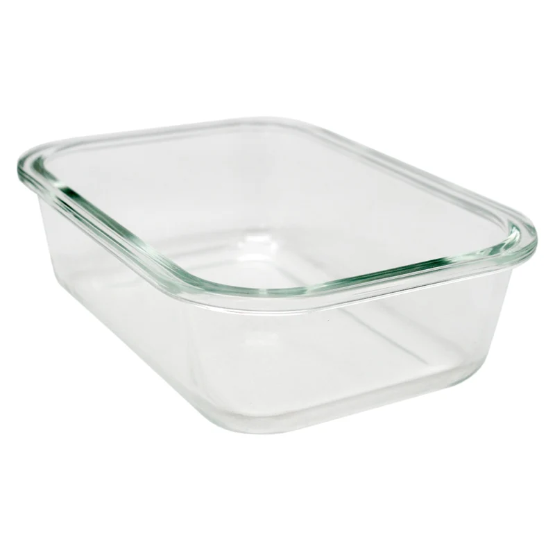 Recipiente Hermético de Cristal Rectangular
