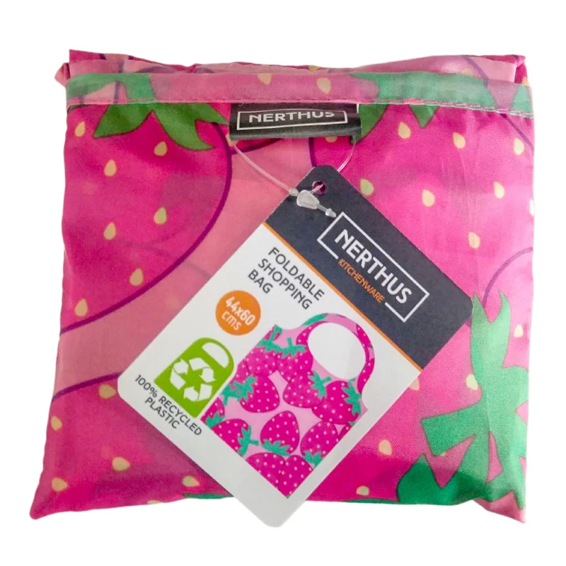 Bolsa de Compra Plegable 100% Plástico Reciclado