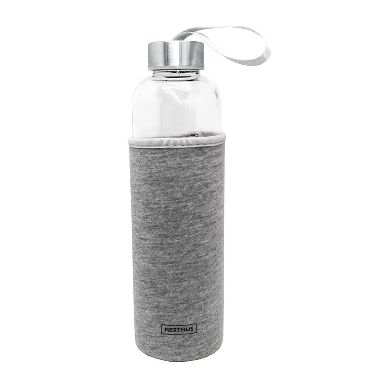 Botella de Cristal con Funda de Neopreno