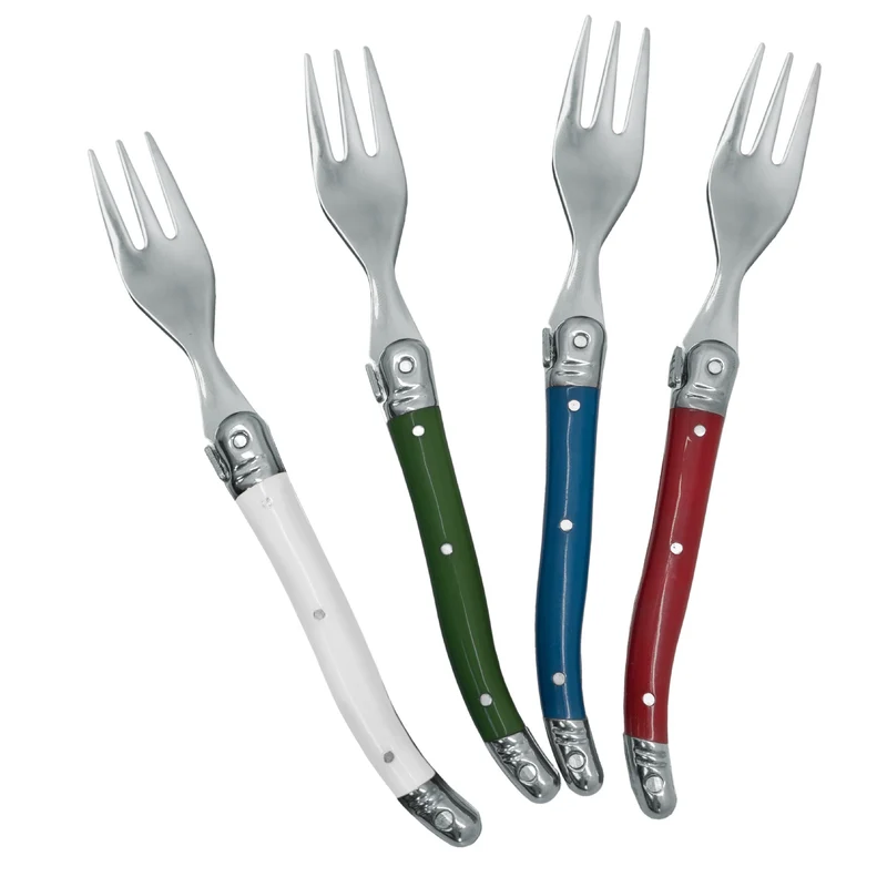 Set tenedores para aperitivo colores