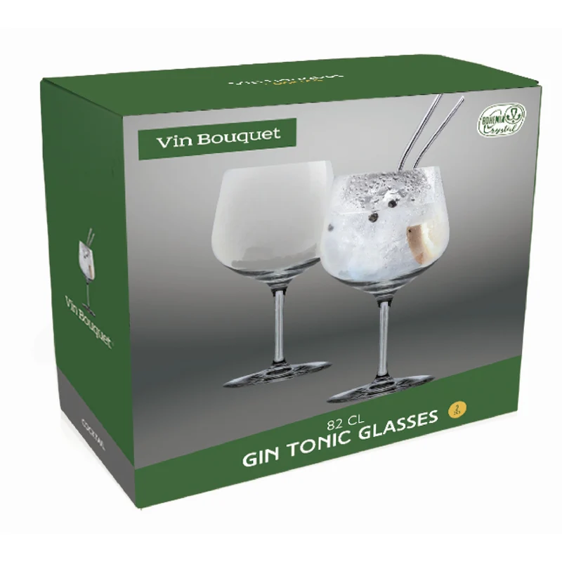 Set de dos copas grandes para gin tonic