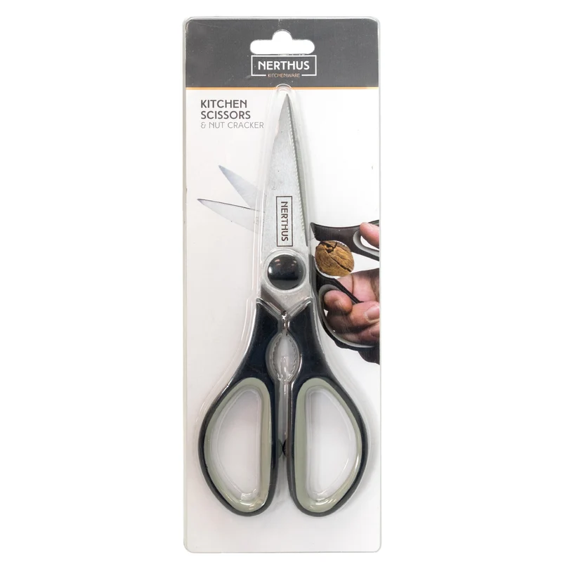 Tijeras de cocina con cascanueces integrado