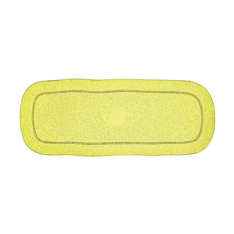 VASSOIO RETTANGOLARE GRANDE - YELLOW - MEMENTO SYNTH