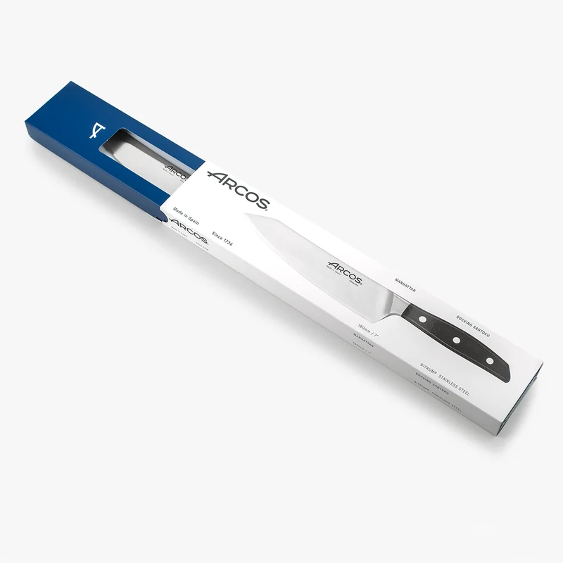 Cuchillo Rocking Santoku Serie Manhattan 190 mm