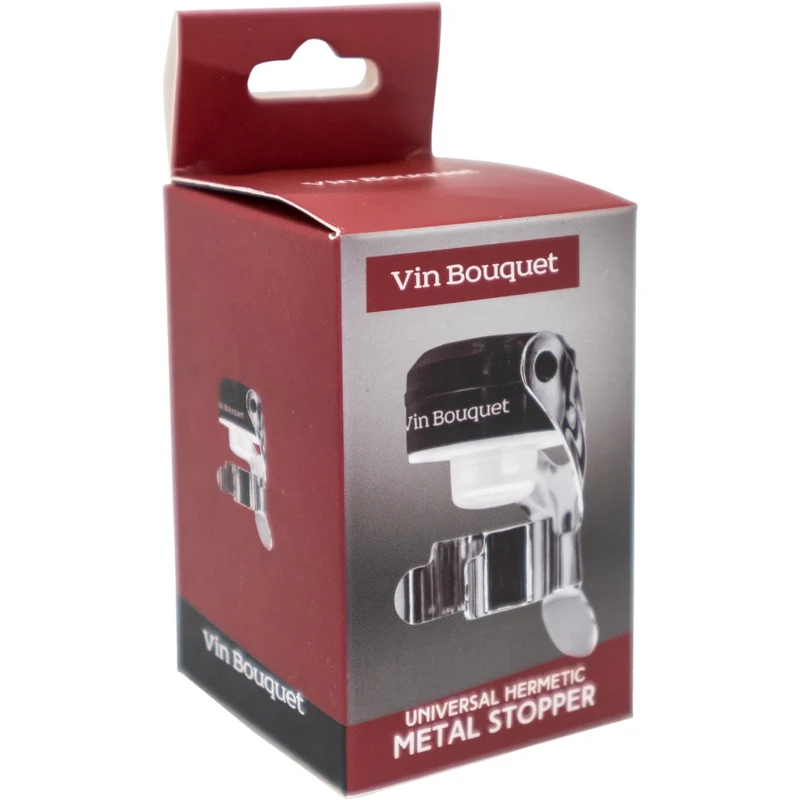 Tapón hermético metálico para vino y champán