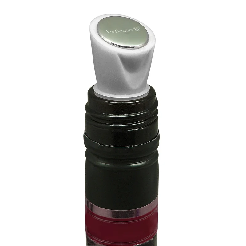 Set de 2 tapones de silicona para botellas
