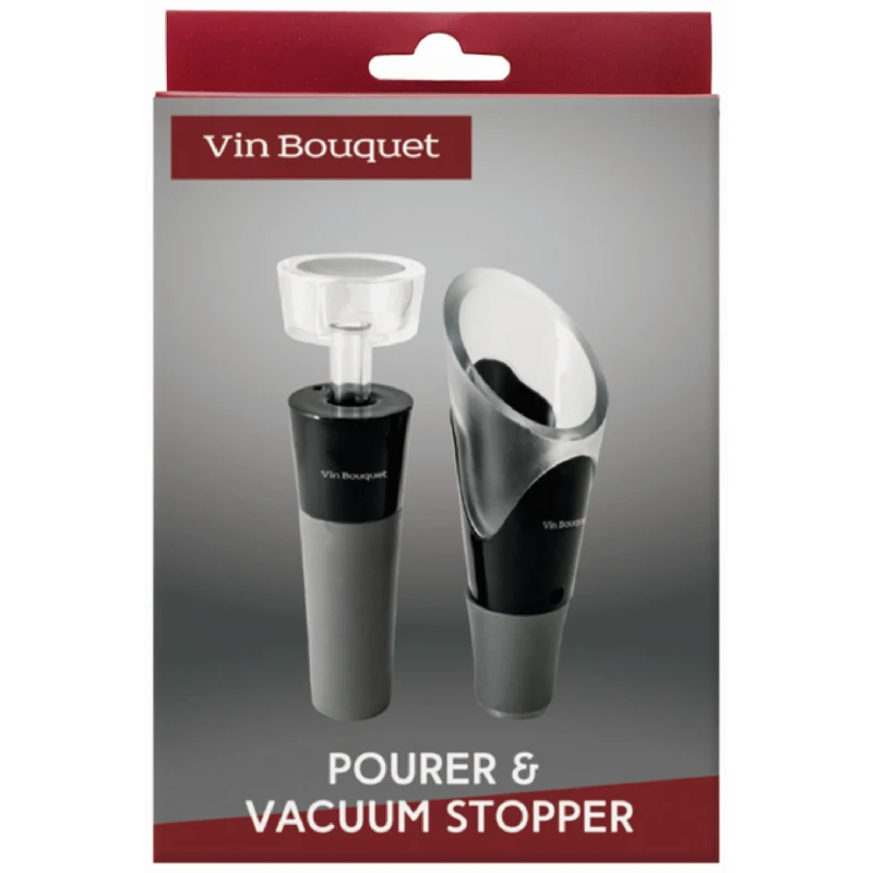 Set vertedor y tapón de vacío