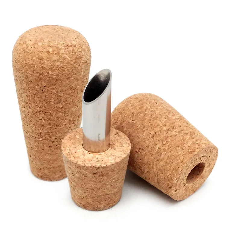 Tapón vertedor de vino en corcho natural 2 en 1