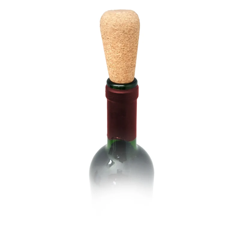 Tapón vertedor de vino en corcho natural 2 en 1