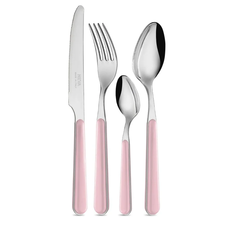 Set 24 pezzi - Tinta Unita Rosa Polveroso LD14117PLM