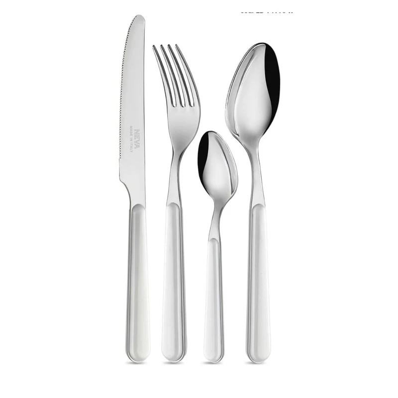 Set 24 pezzi - Tinta Unita Bianco LD14110W