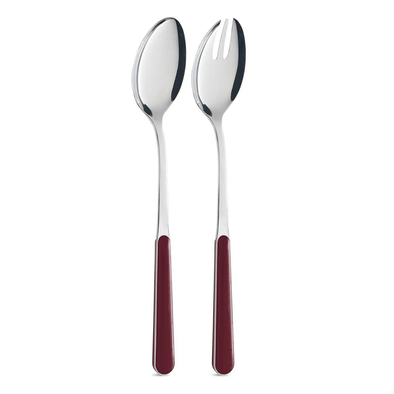 Coppia Insalata - Tinta Unita Bordeaux LD14114X
