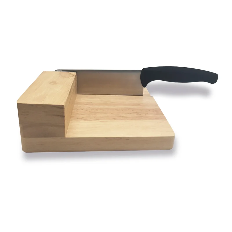 Guillotina de corte con tabla de madera