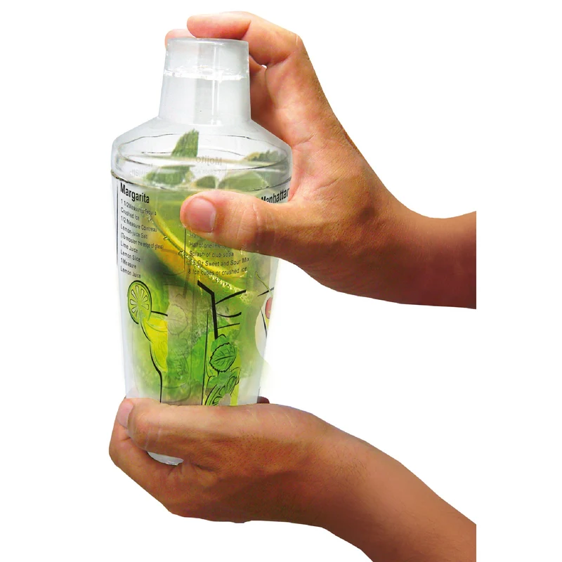 Set de cóctel con coctelera y accesorios ABS