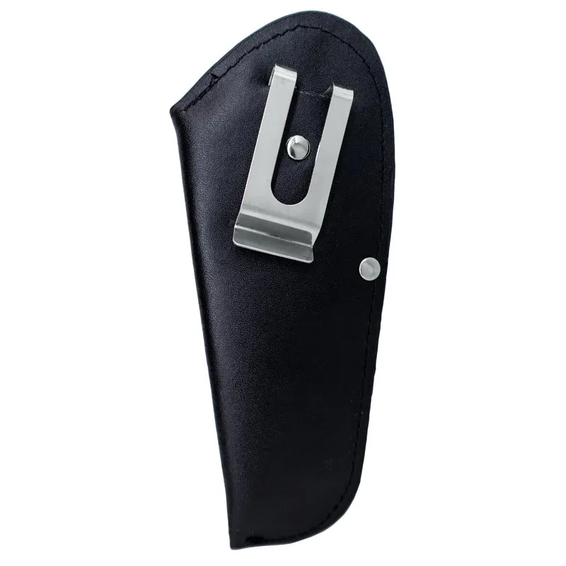 Funda de piel para sacacorchos con clip metálico