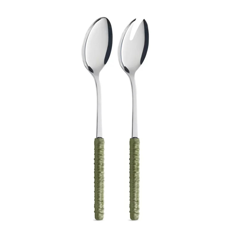 Coppia Insalata - Rattan Verde Salvia LD14307C