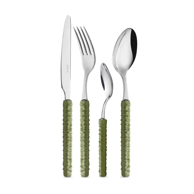 Set 24 pezzi - Rattan Verde Salvia LD1430C