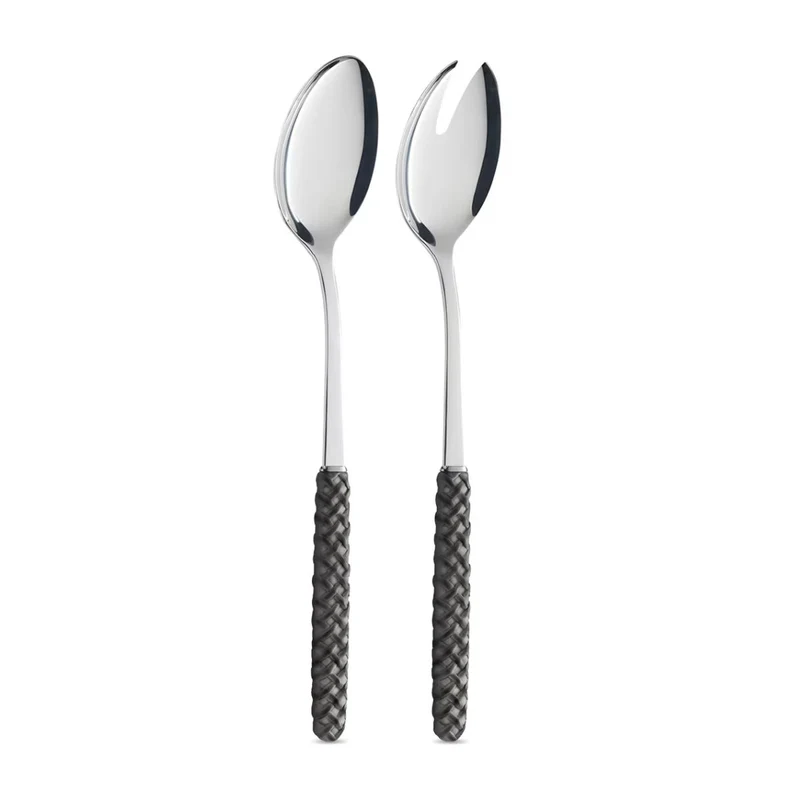 Coppia Insalata - Intreccio Nero LD14203C