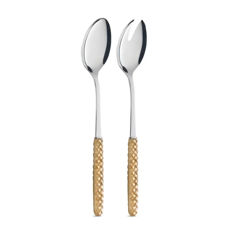 Coppia Insalata - Intreccio Beige LD14201C