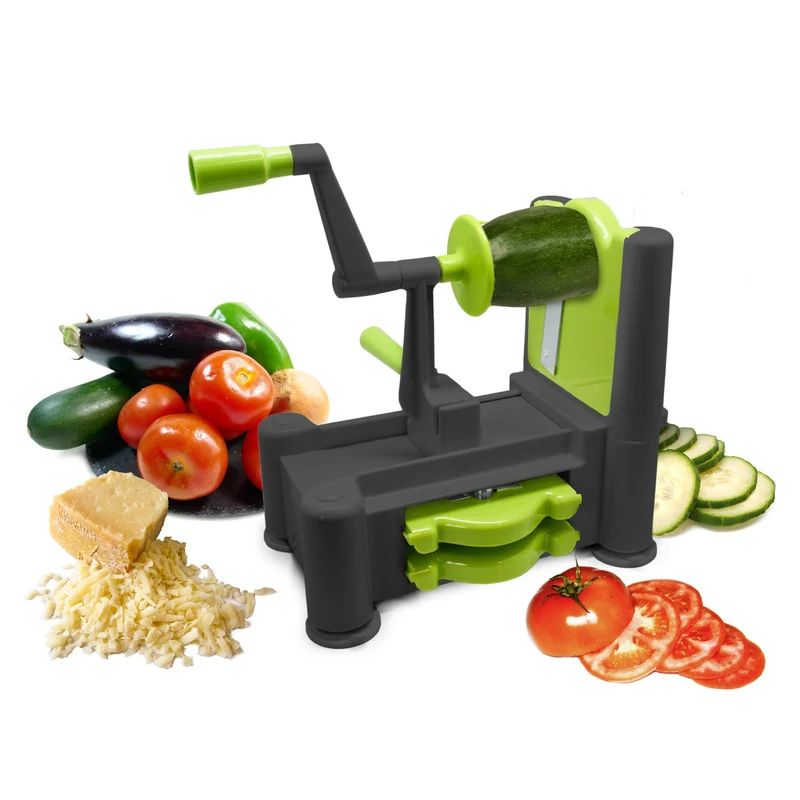 Cortador de verduras 3 en 1 con cuchillas intercambiables