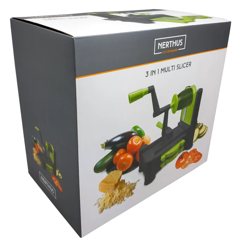 Cortador de verduras 3 en 1 con cuchillas intercambiables