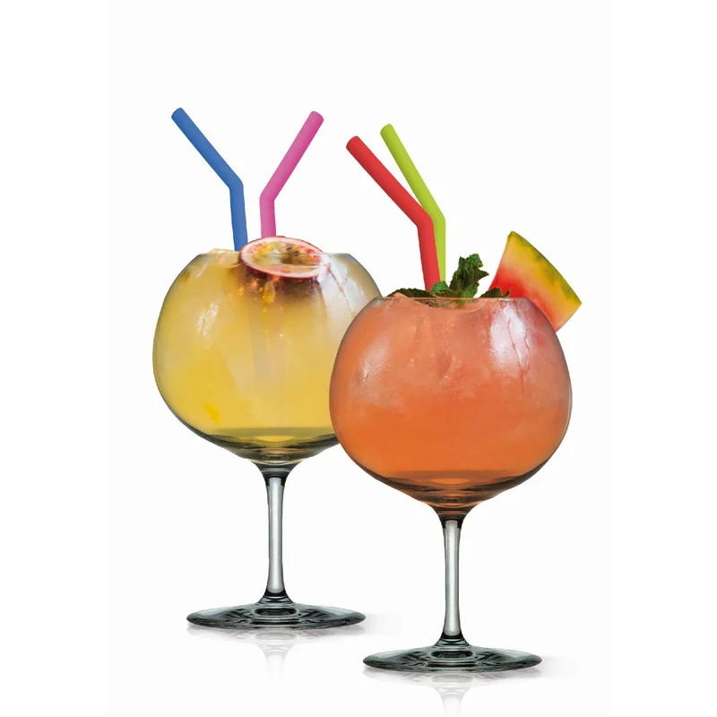 Set 4 pajitas para postres Reutilizables