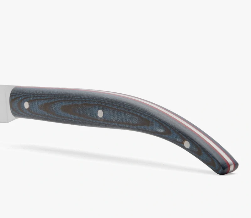 Cuchillo chuletero The Origin Micarta Azul 110 mm