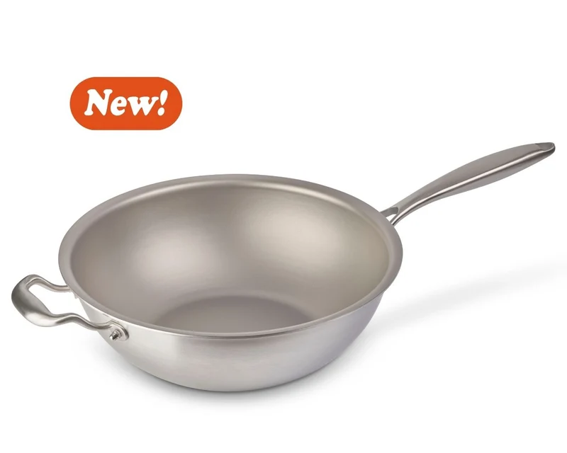 Wok Saltapasta ∅ 30 cm - Superficie di cottura di puro titanio